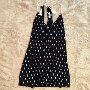 Black and white tank top